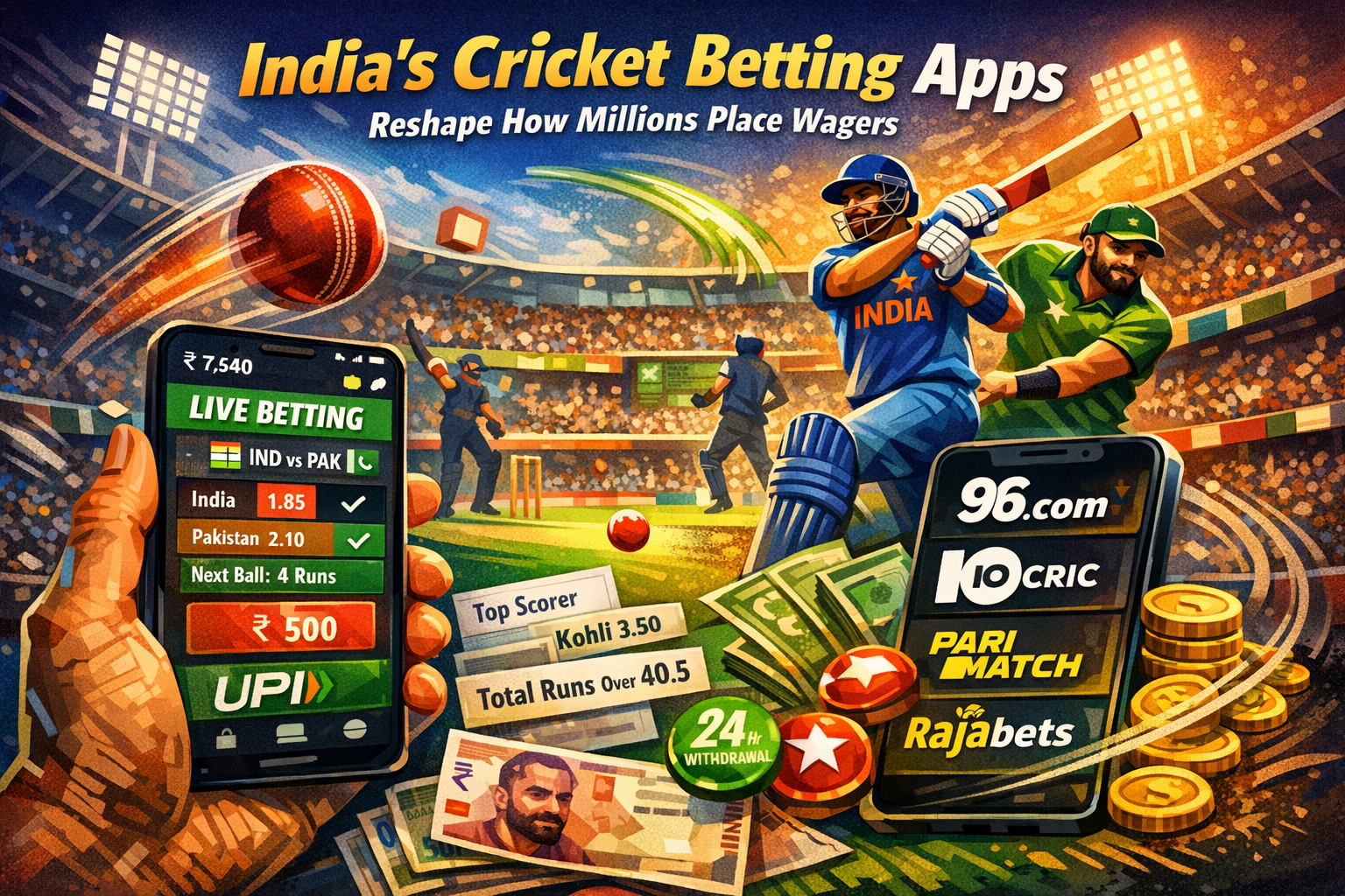 India's Cricket Betting Apps Reshape How Millions Place Wagers